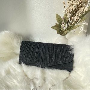 Black Embellished Clutch